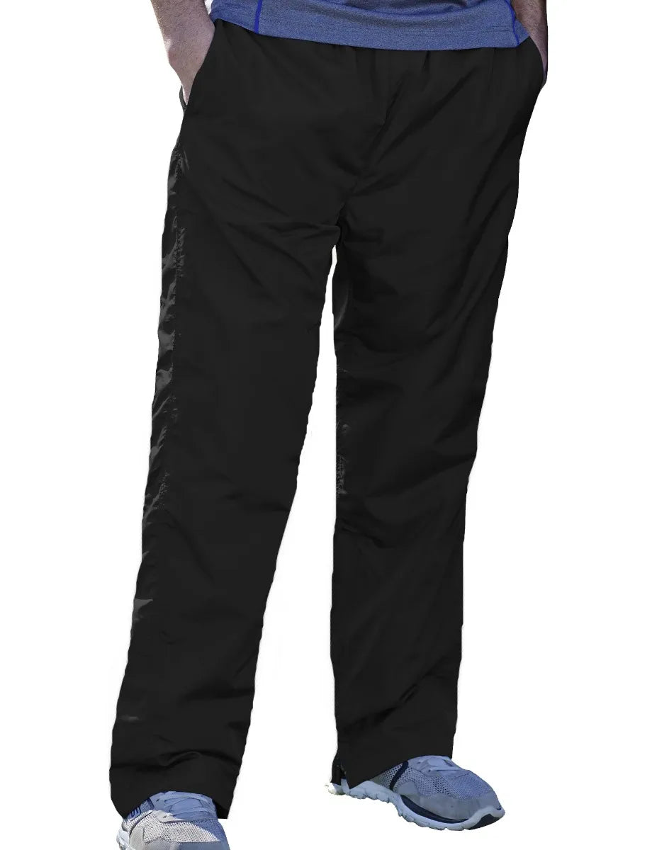 Pro Celebrity Men's Warm Up Pants, Black, Small (Clearance)