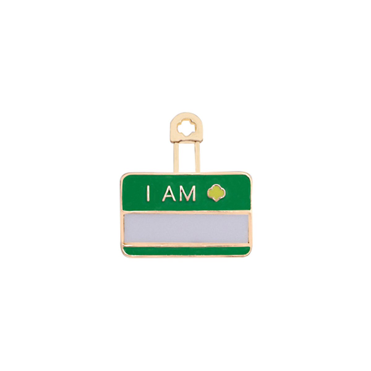 I AM Name Tag Personal Pin