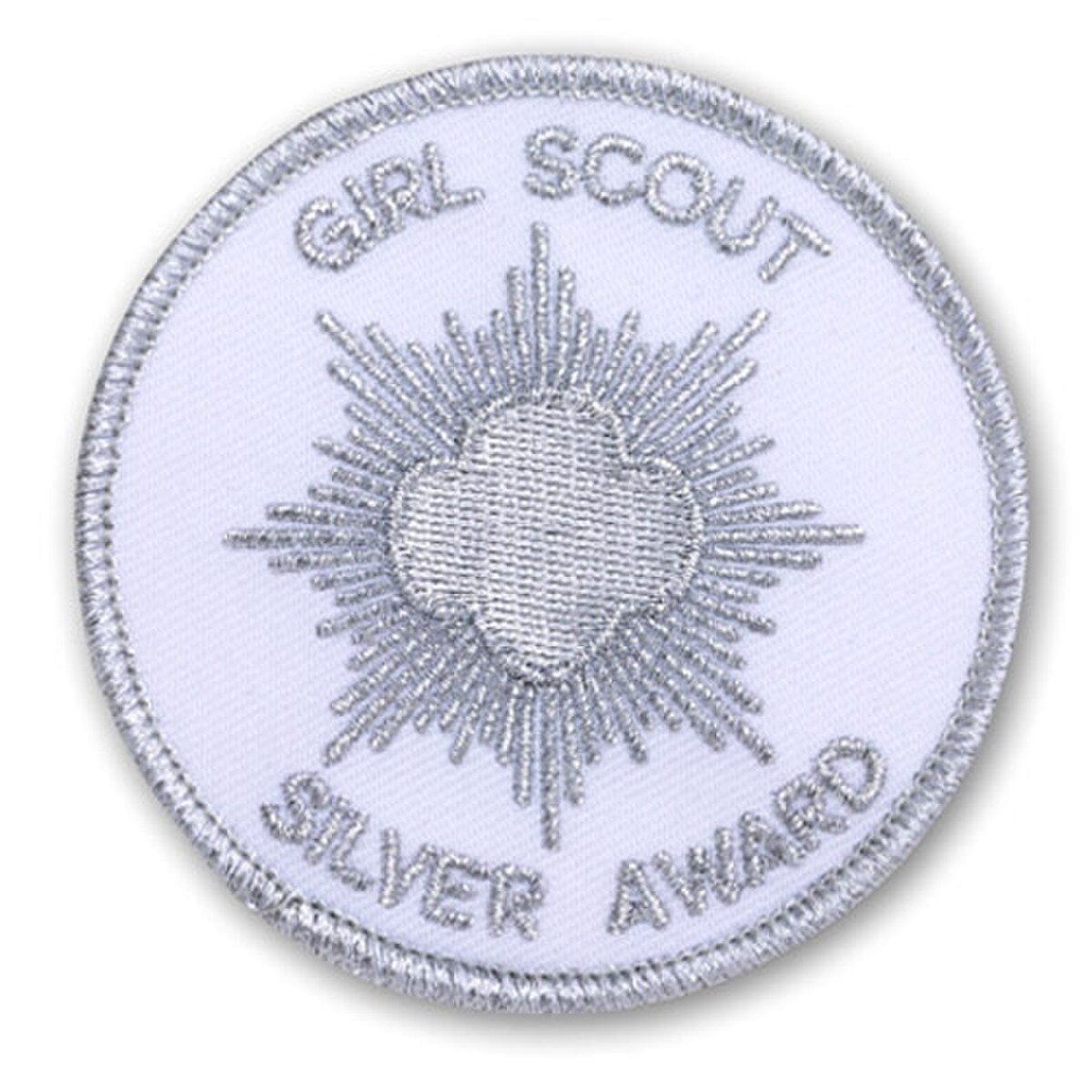 Silver Award Emblem Patch