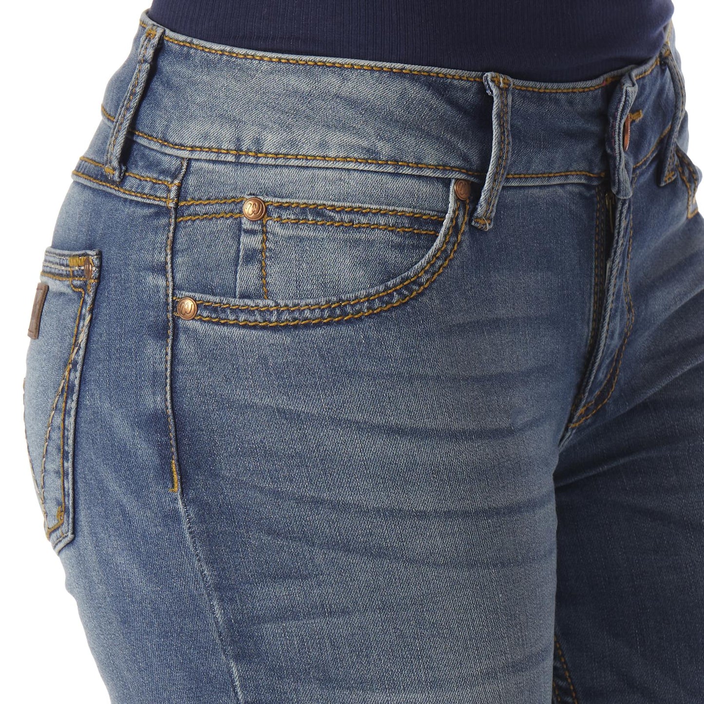 Wrangler® Women's Retro® Mae Mid Rise Bootcut Jean - Mid Rise - Medium Blue