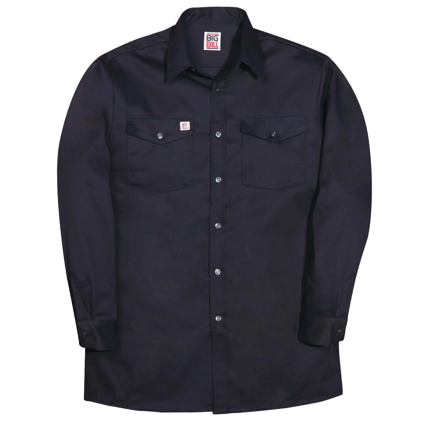 Big Bill 100% Cotton Long-Sleeve Industrial Work Shirt -100