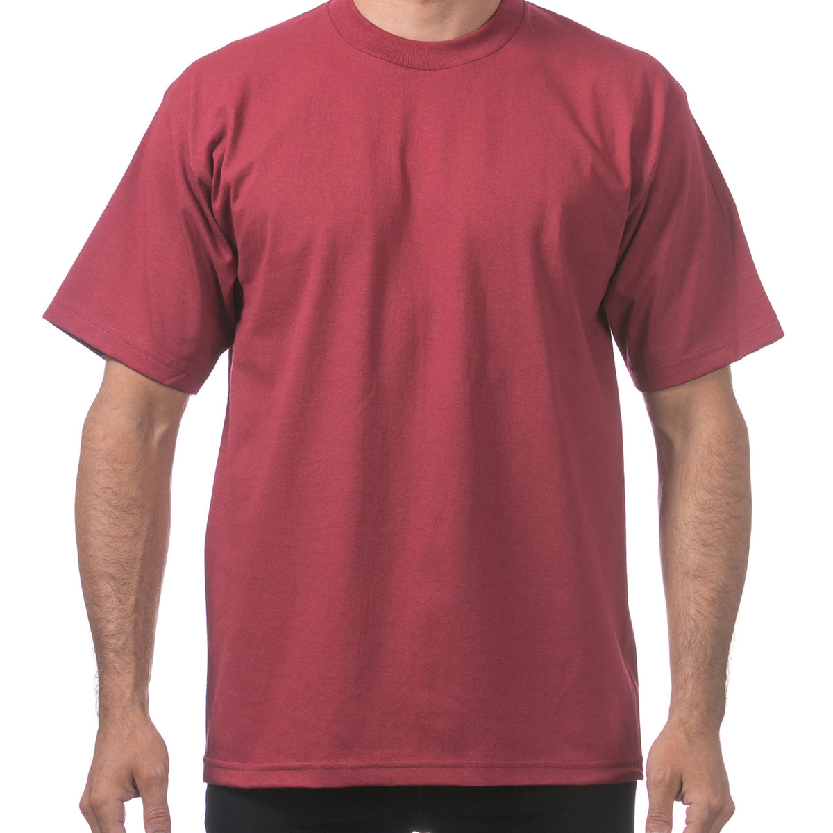 Pro Club Men's Heavyweight Short Sleeve T-Shirt (More Colors) - Regular Sizes (S-7X) - Basics Clothing Store