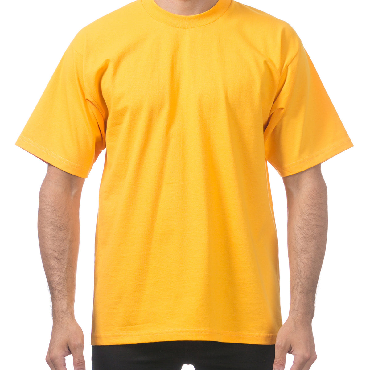Pro Club Men's Heavyweight Short Sleeve T-Shirt (More Colors) - Regular Sizes (S-7X) - Basics Clothing Store