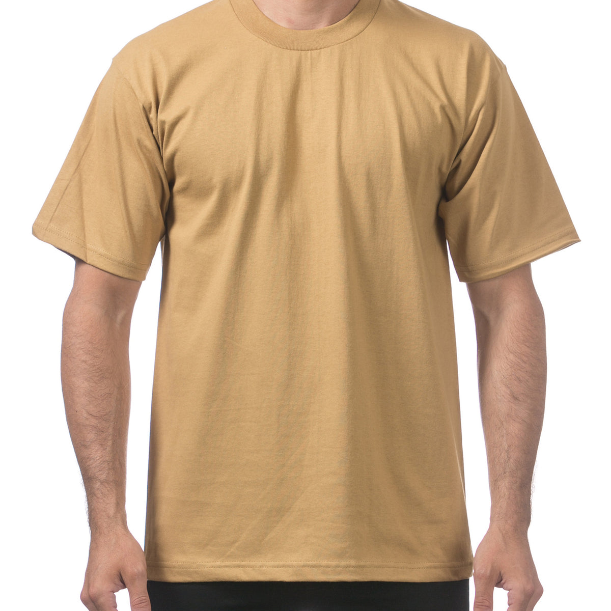 Pro Club Men's Heavyweight Short Sleeve T-Shirt (More Colors) - Regular Sizes - Basics Clothing Store