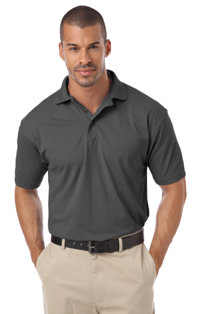 Blue Generation Men's IL-50 Pocketless Polo-BG1051(MENS Tall) -Tan