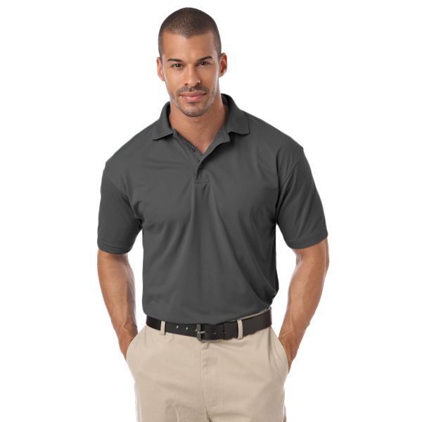 Blue Generation BG1051 IL-50 Men's Rental Friendly Polos, Graphite, Large (Clearance)