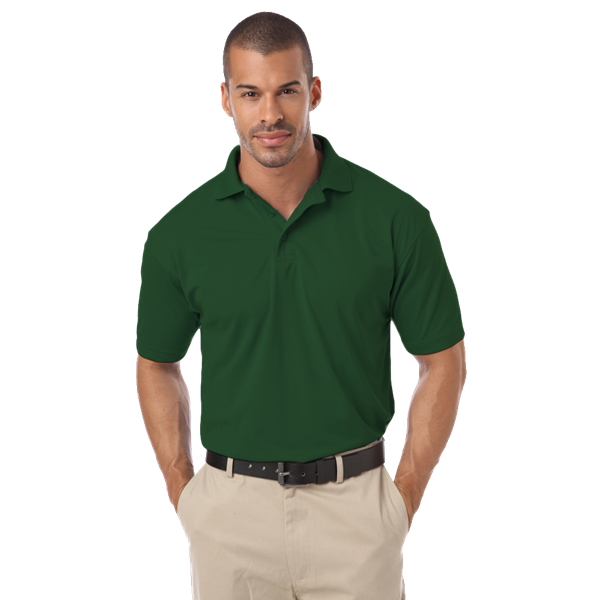 Blue Generation BG1051 IL-50 Men's Rental Friendly Polos, Hunter Green, Large (Clearance)