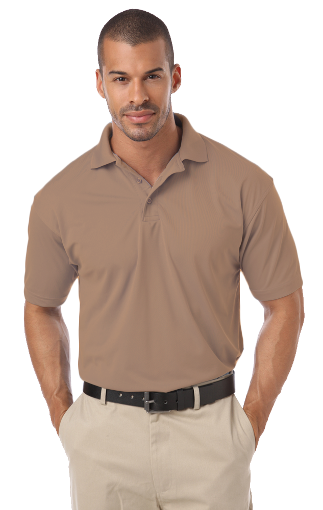 Blue Generation Men's IL-50 Pocketless Polo-BG1051