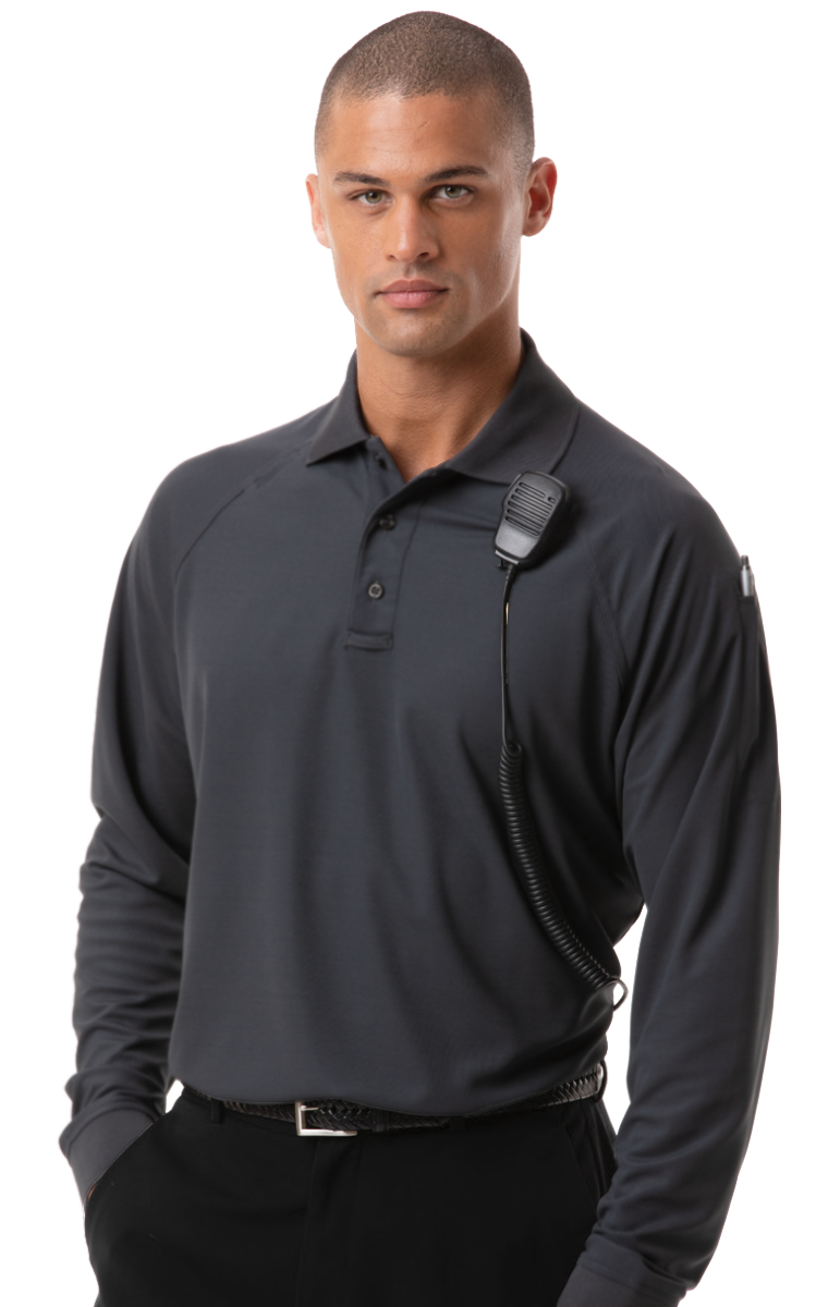 Blue Generation Adult L/S Tactical Polo-BG1055