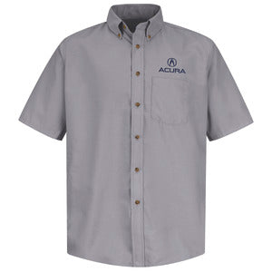 Acura Men's Short Sleeve Poplin Dress Shirt - 1104SV