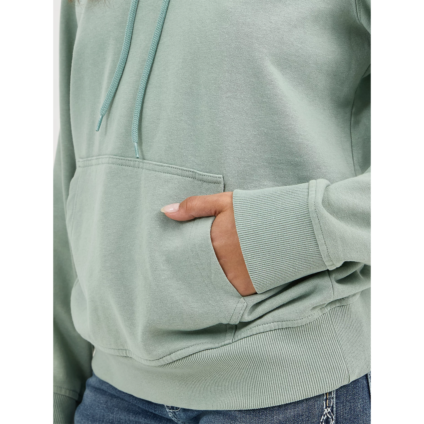 Wrangler® Women's Retro Logo Arm Pullover Hoodie