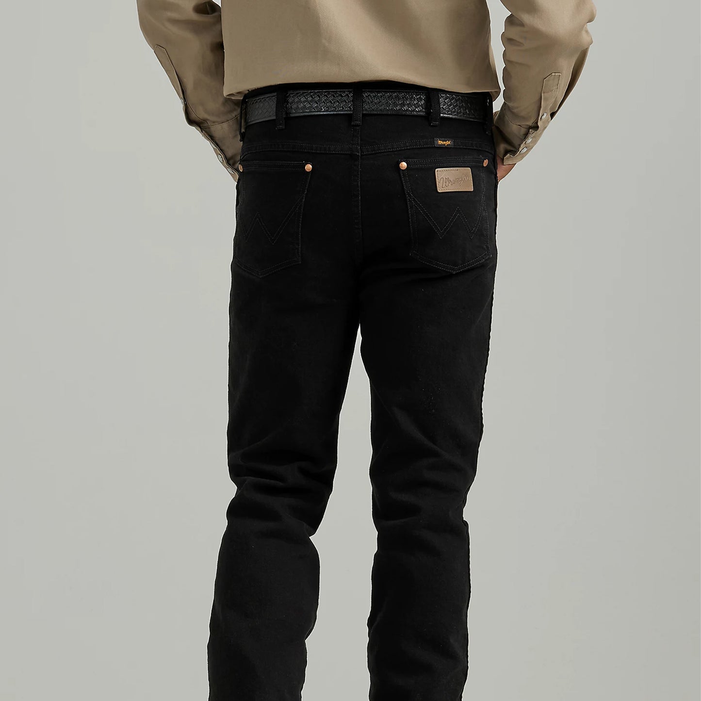 Vaqueros ajustados y flexibles Wrangler® Cowboy Cut® Active - Negro