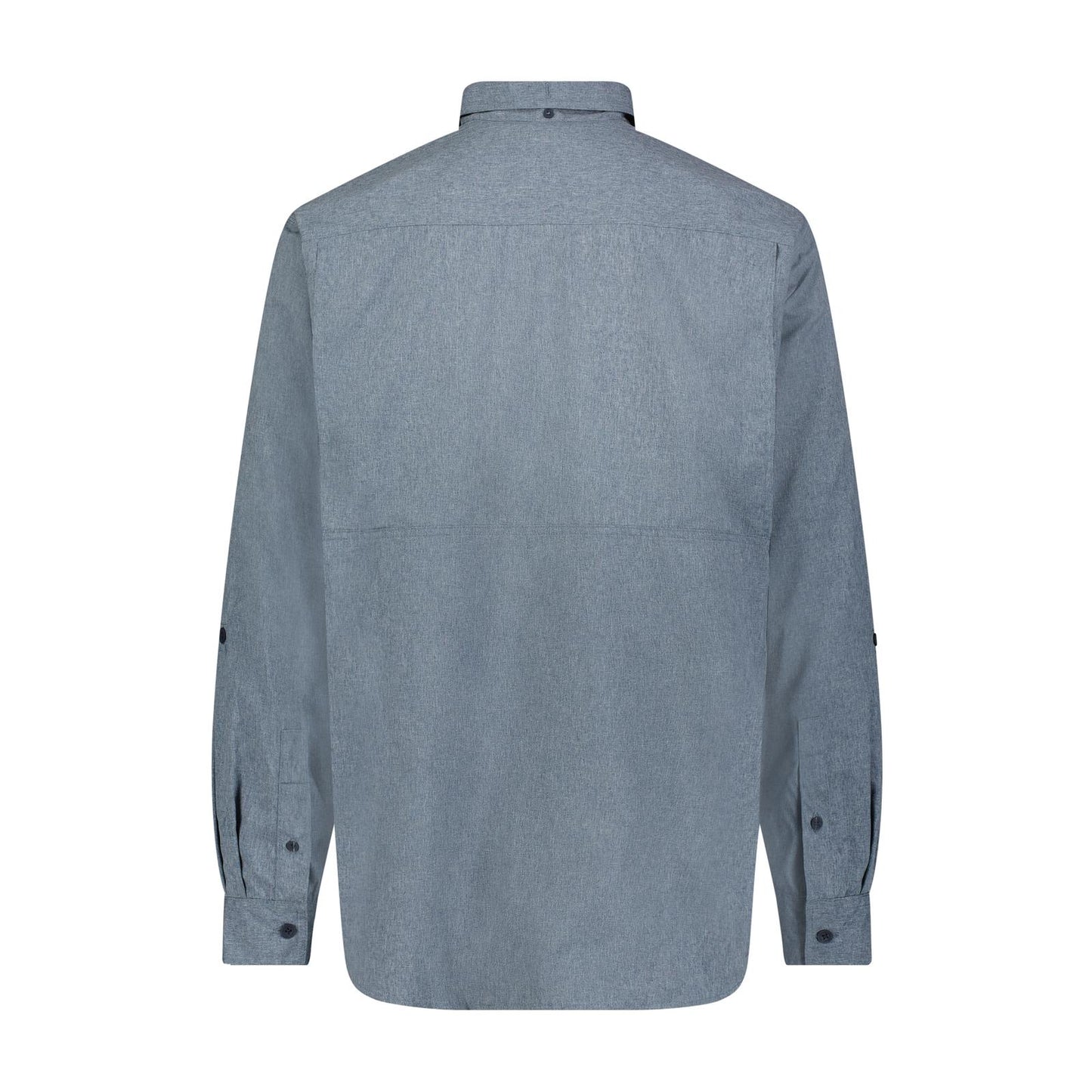 Wrangler® RIGGS Workwear® Long Sleeve Vented Solid Work Shirt - Blue Nights Heather