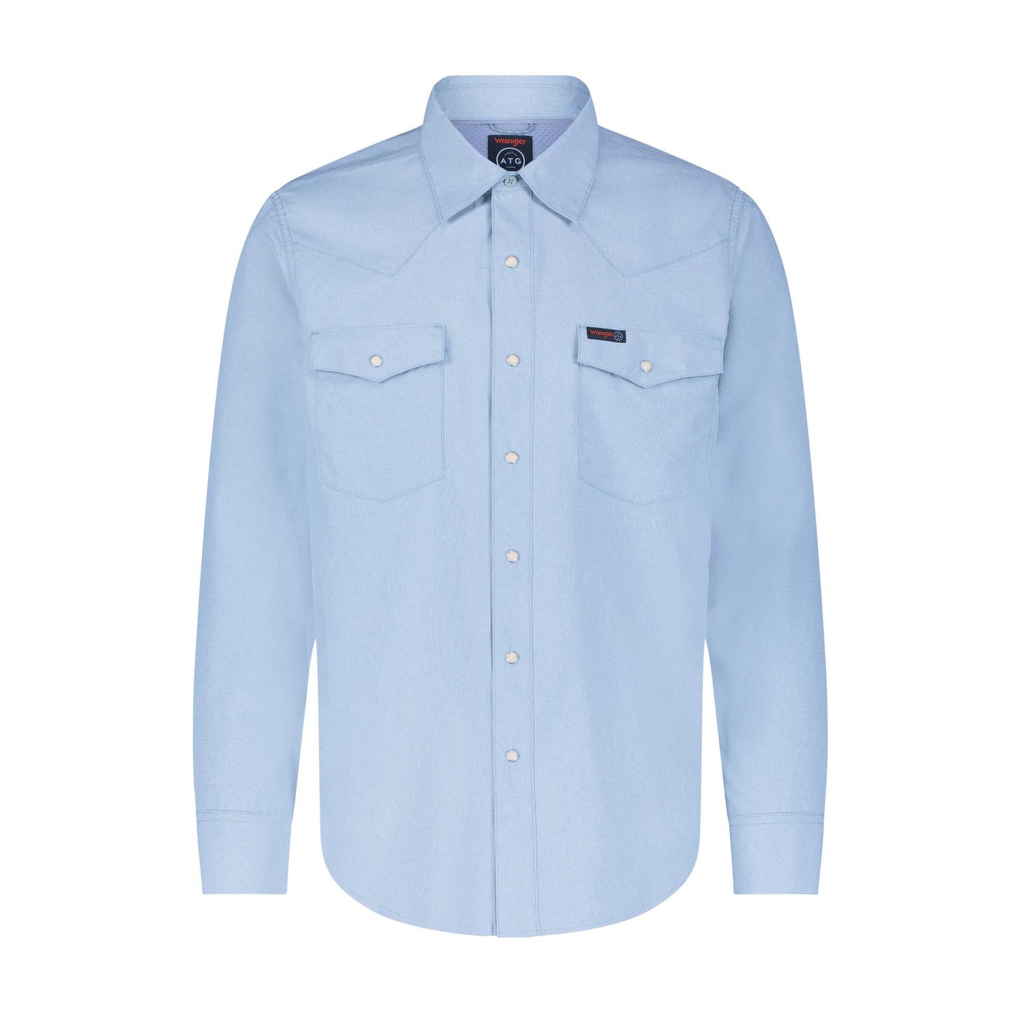 Wrangler ATG™ Men's Drover Utility Shirt - Cerulean - Basics Clothing Store