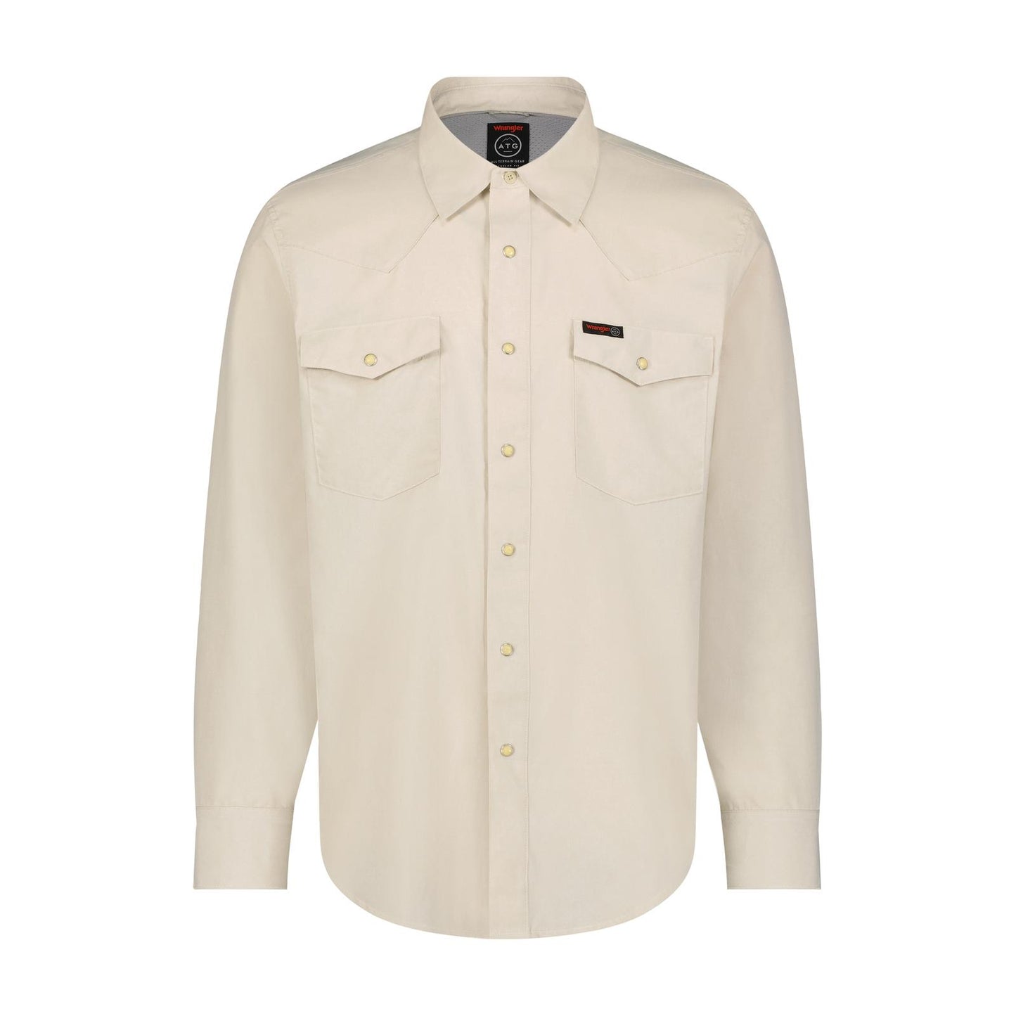 Wrangler ATG™ Men's Drover Utility Shirt - Pelican - 112360557