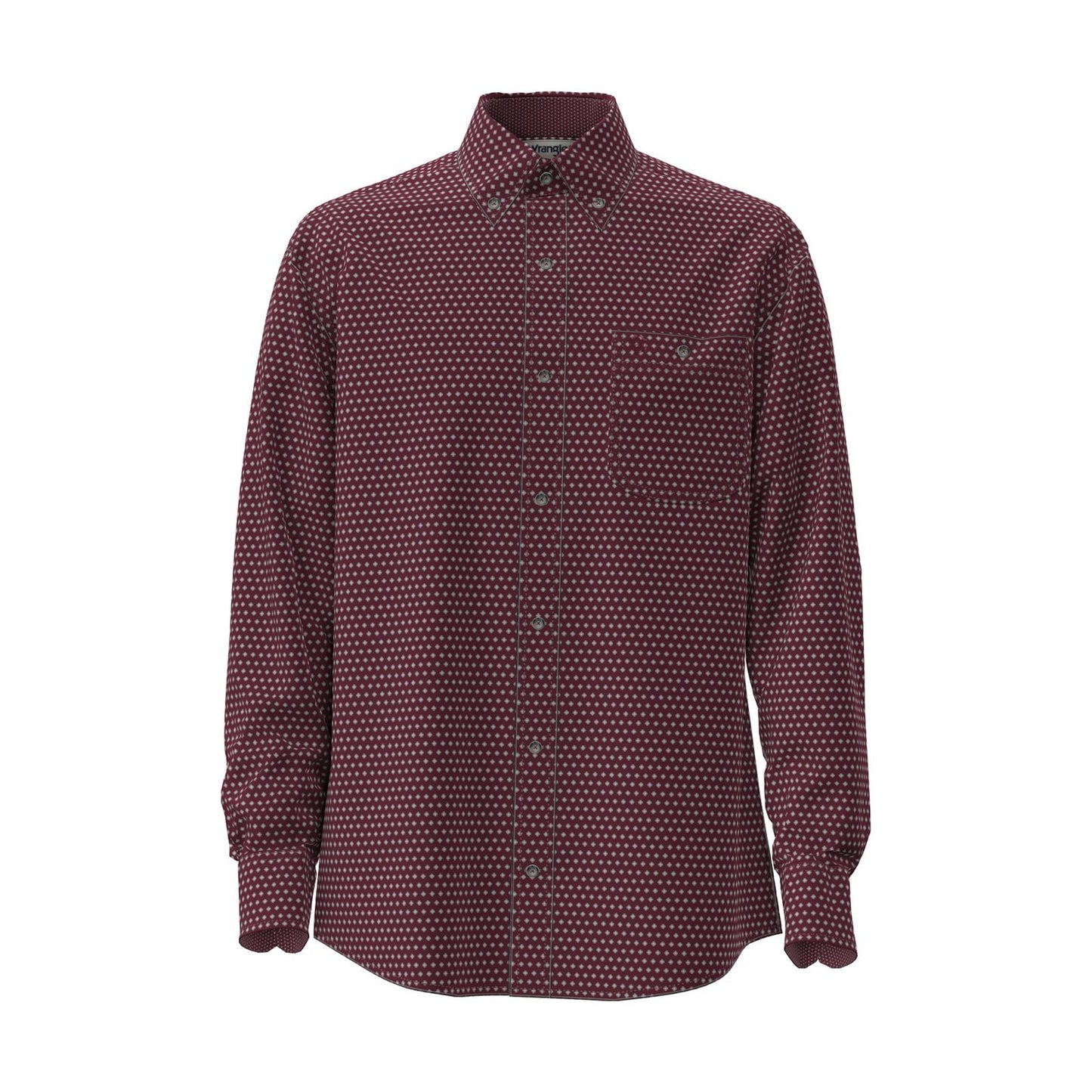 Wrangler® Men's George Strait Collection One Pocket Long Sleeve Shirt