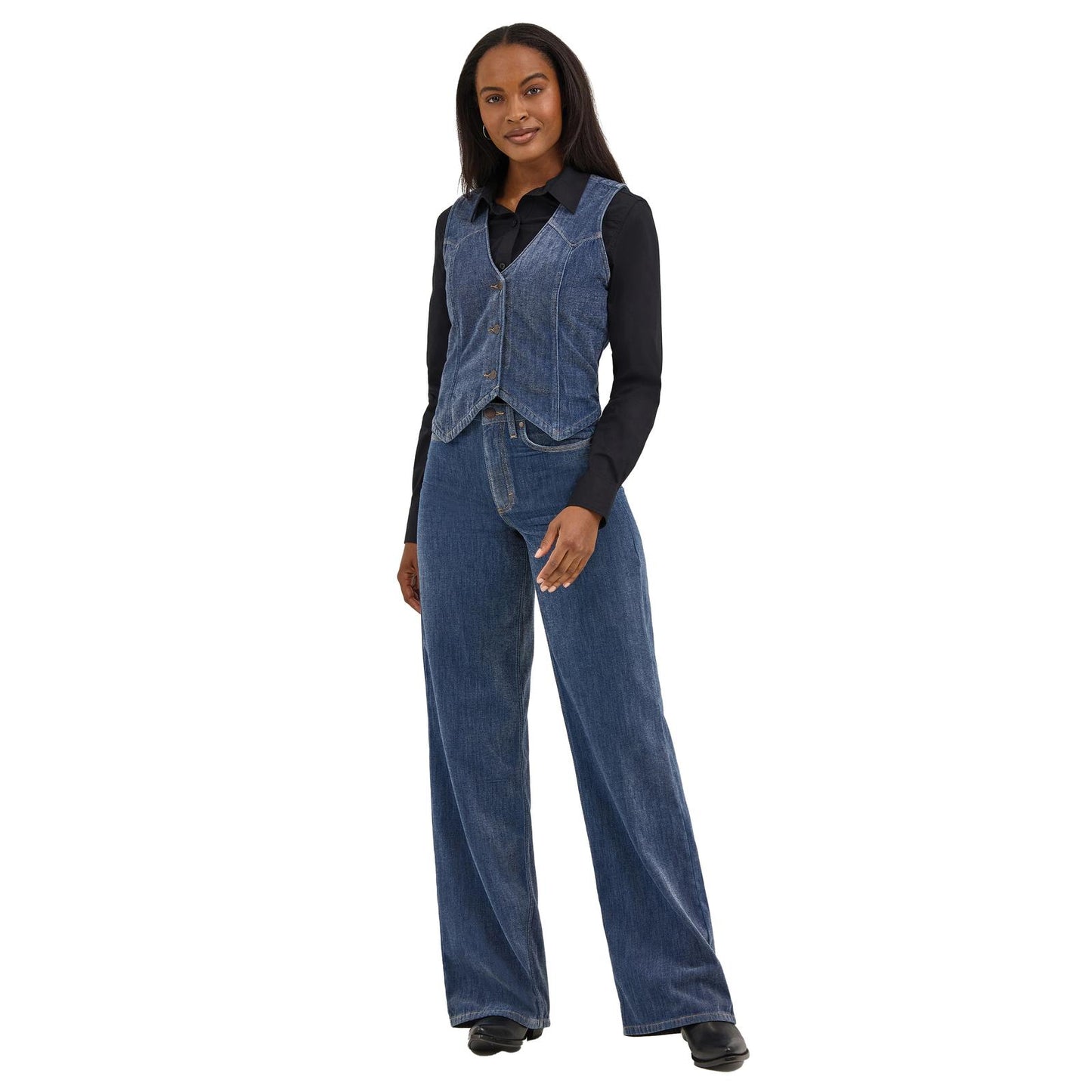 Wrangler Women Retro® Party Western Vest - Blue