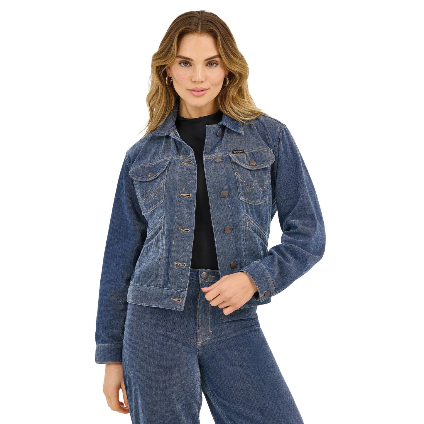 Wrangler Women Retro® Party Unlined Denim Jacket - Blue