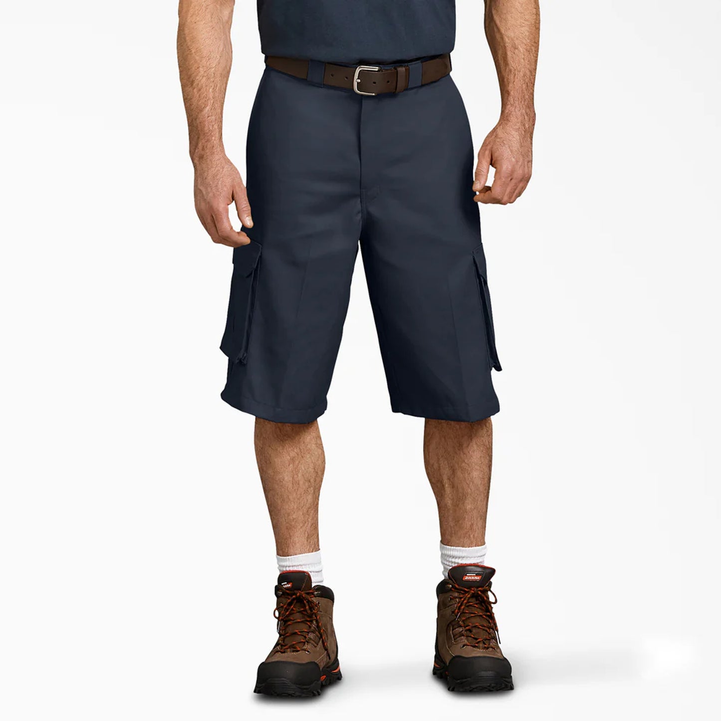 Dickies 13" Two Tone Cargo Work Shorts, Dark Navy, 31W, Clearance