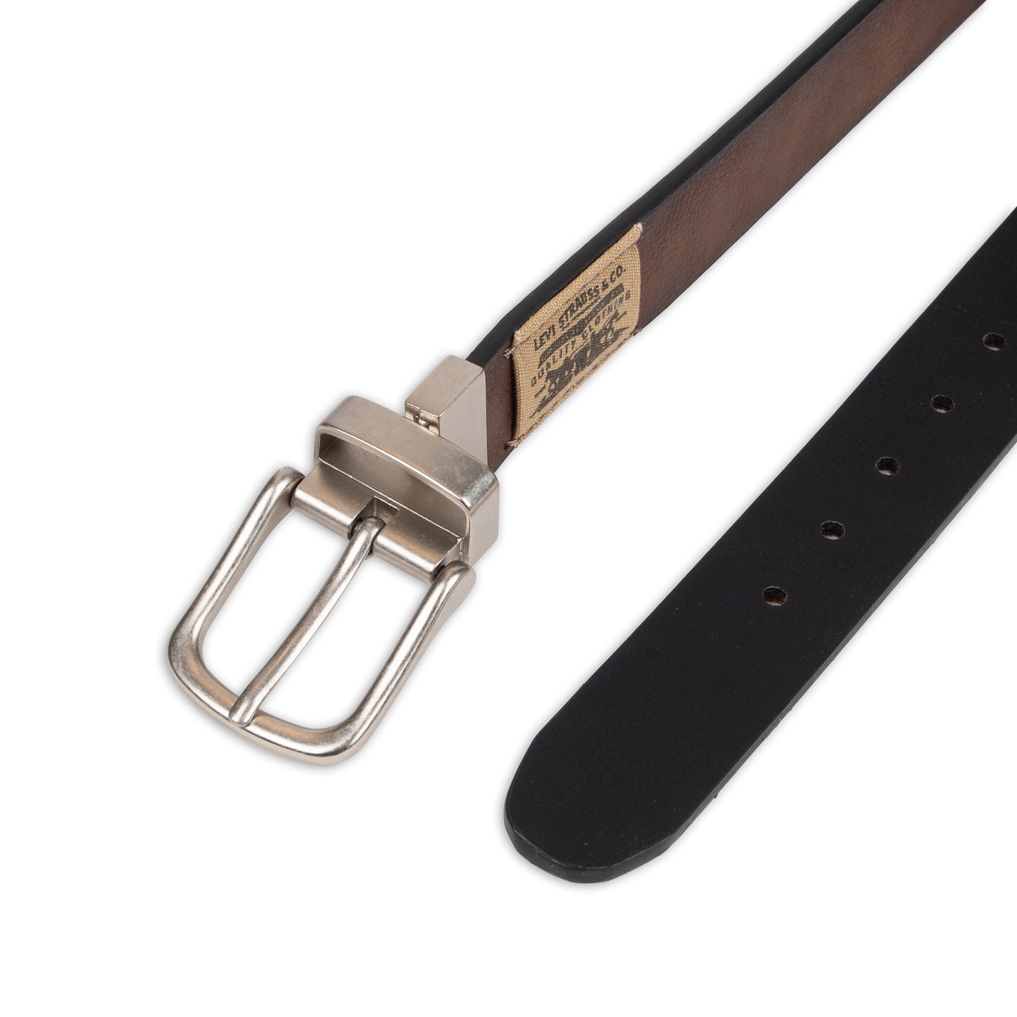 Levi's® Men's 30mm Rev W/Logo Patch Belt