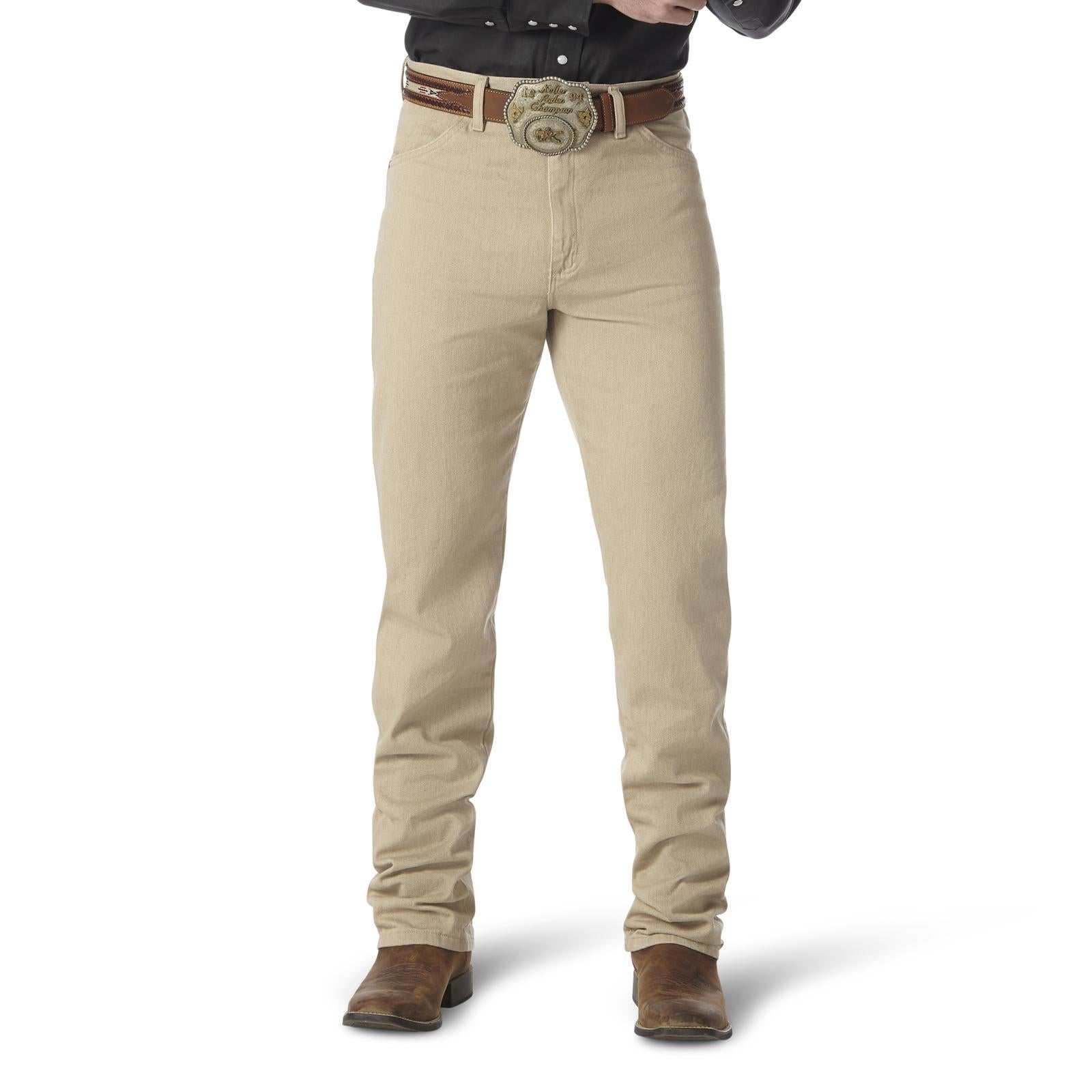 MEN'S WRANGLER® COWBOY CUT® JEAN-PREWASHED TAN