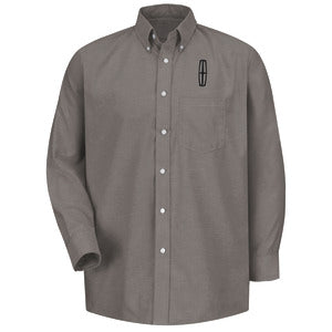 Lincoln® Mens Executive Oxford Dress Shirt - Grey - 1407GY