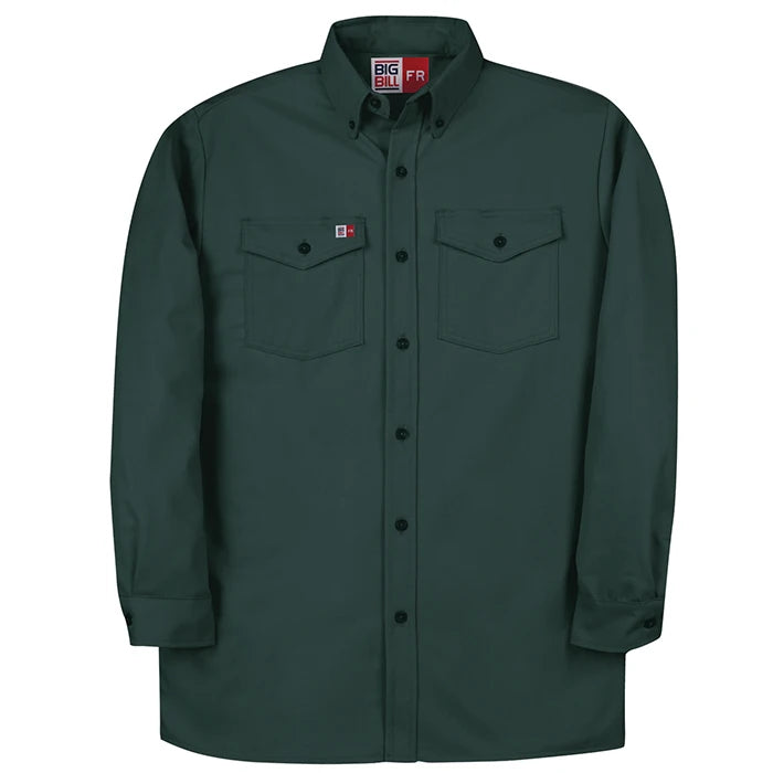 Big Bill Flame Resistant Button-Down Industrial Work Shirt -147BDUS7
