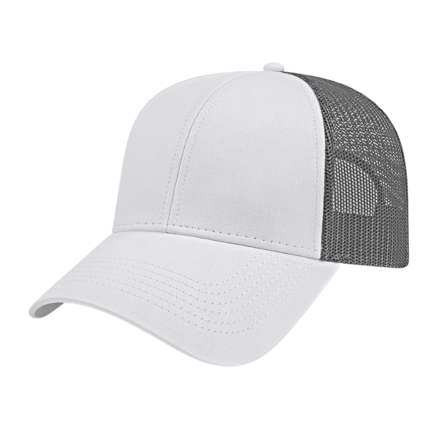 Blue Generation Two-Tone Trucker Mesh Back Cap-BG1525C