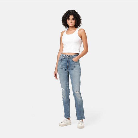 Levi's 724 High Rise Women's Slim Straight Jeans - Wondrous Time