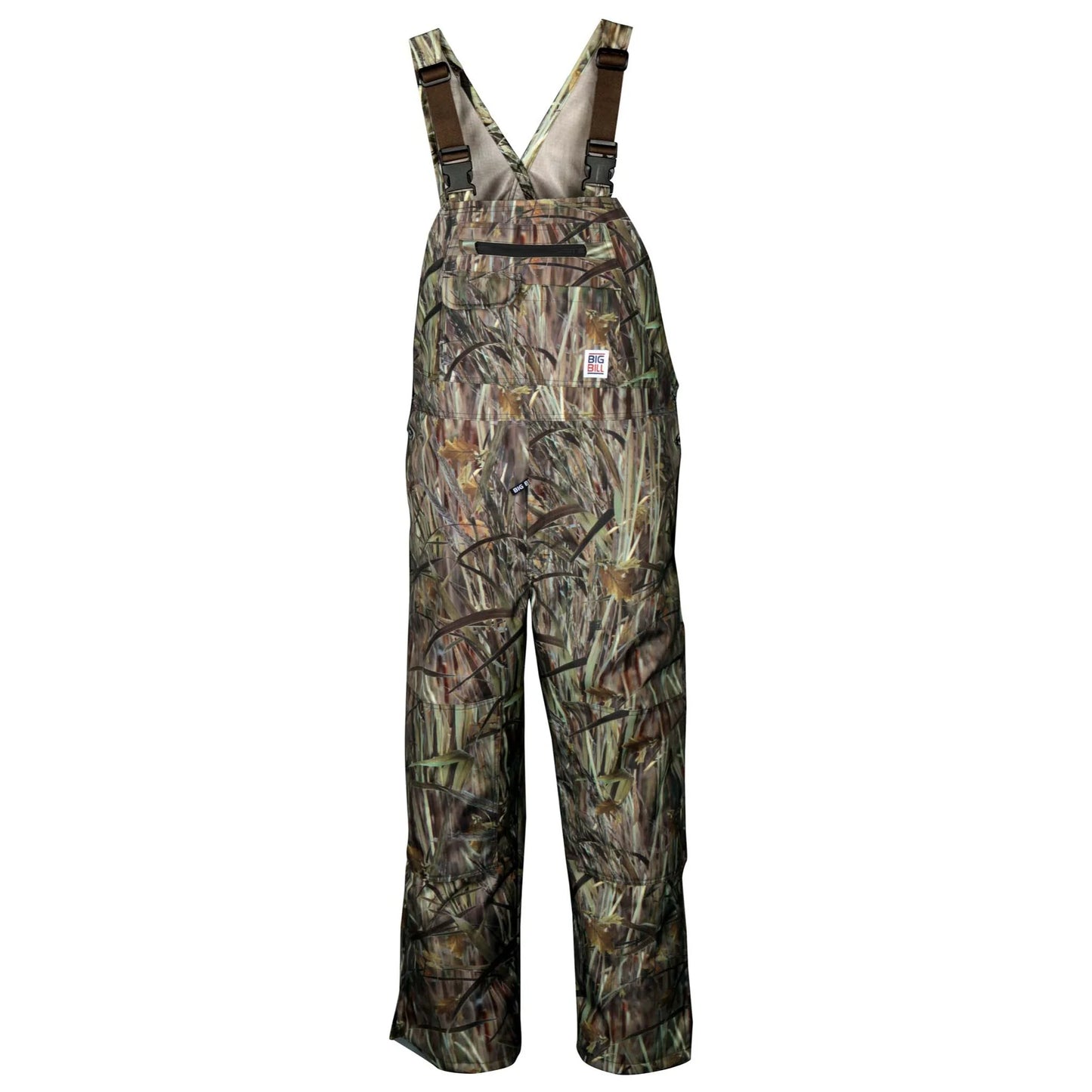 Big Bill Camo Water Repellent Bib -Cattail camo -1894