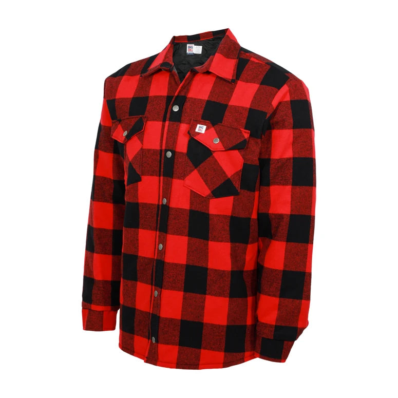 Big Bill Quilted Lined Flannel Shirt Jacket -221Q