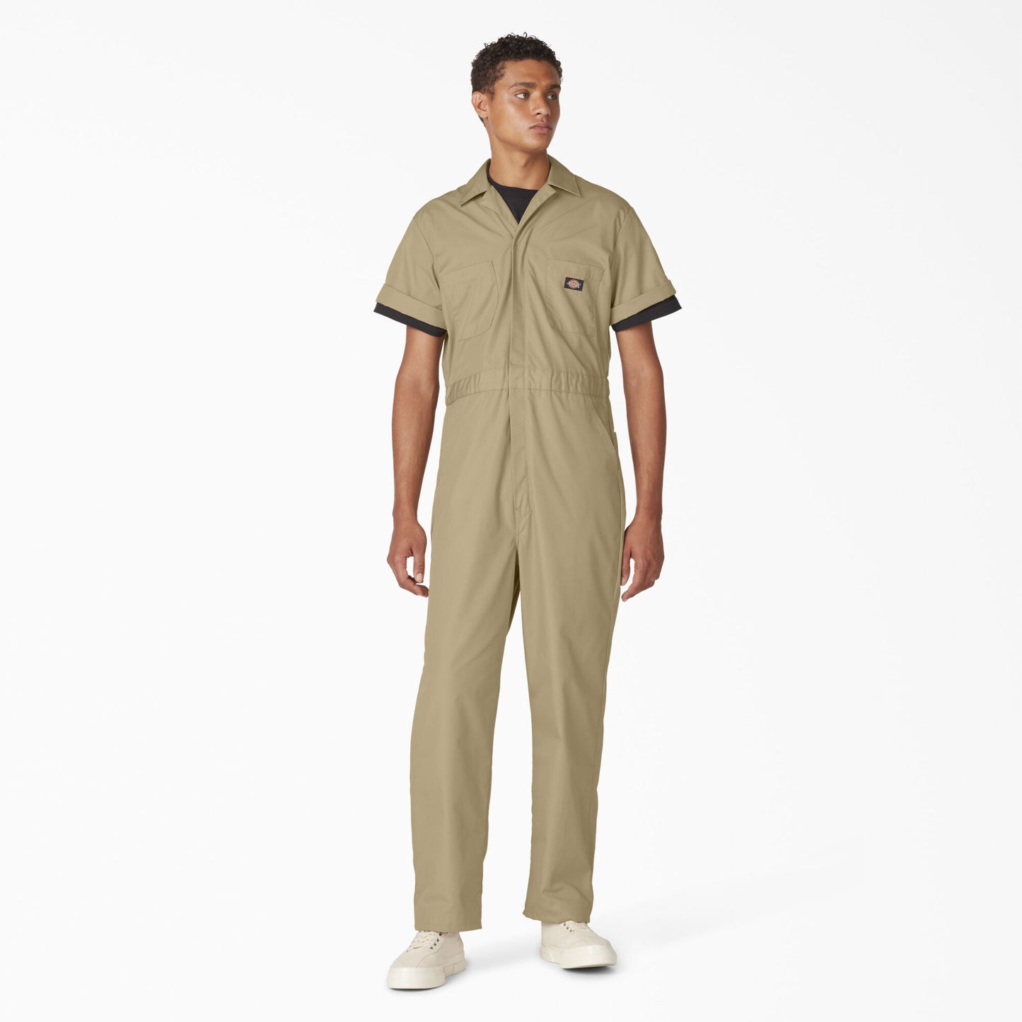 Dickies Short Sleeve Coveralls - Khaki
