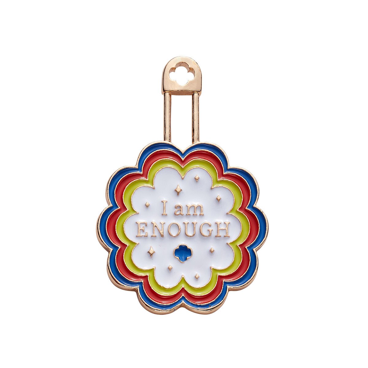 Girl Scout I AM Enough Floral Personal Pin - 41705