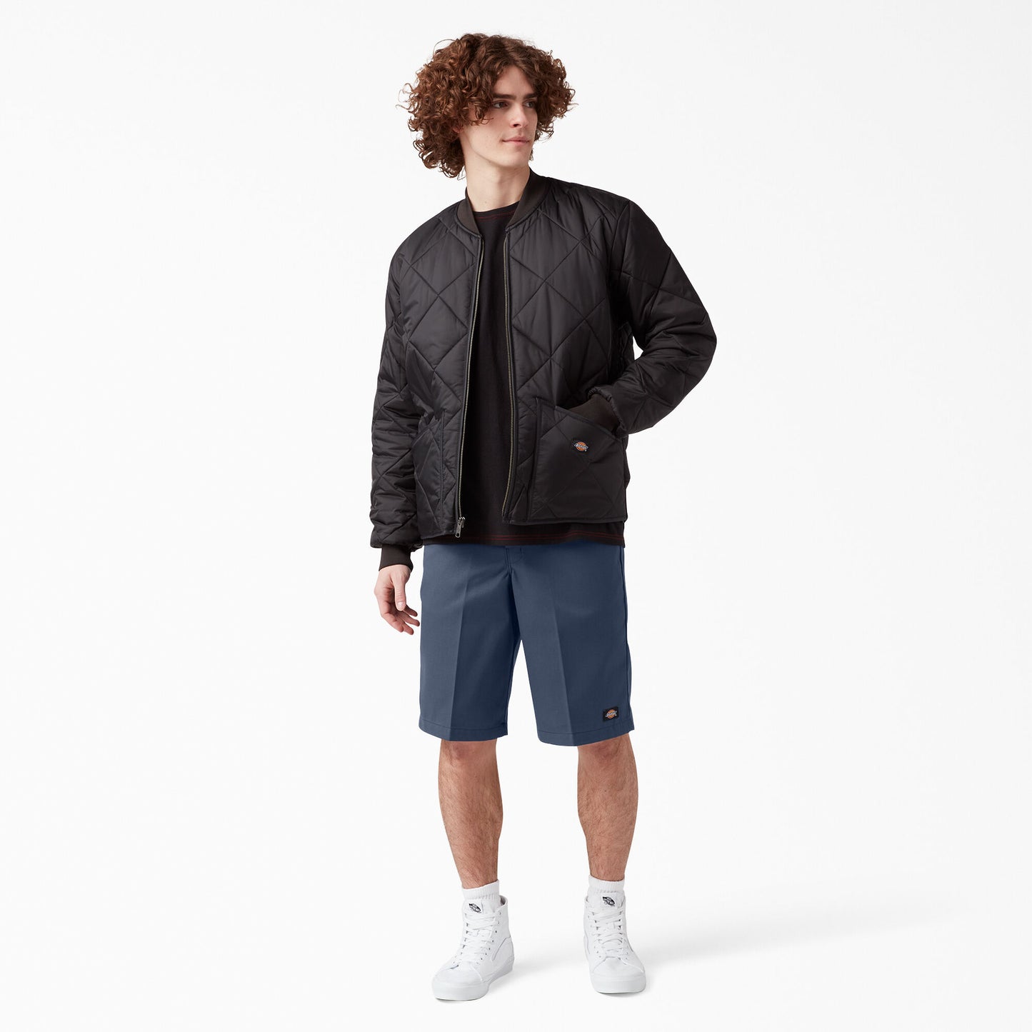 Dickies 13" Loose Fit Flat Front Work Shorts - Navy