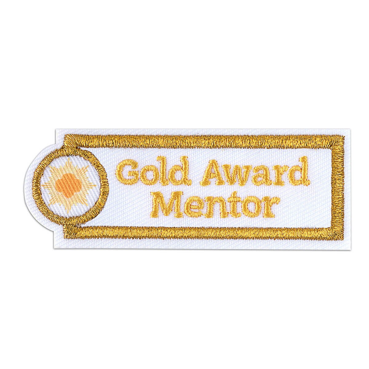 Girl Scout Gold Award Mentor Iron-On Patch