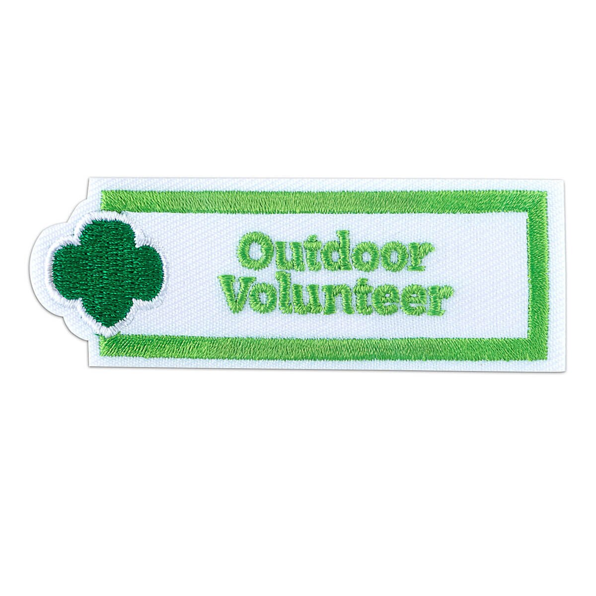 Girl Scout Outdoor Volunteer Iron-On Patch