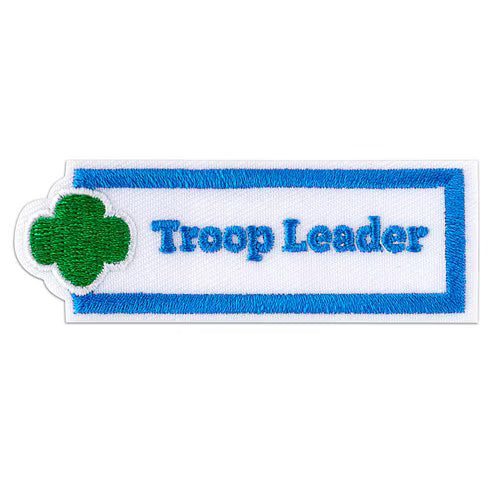 Girl Scout Troop Leader Iron-On Patch