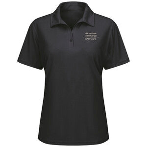 Hyundai Canada Women's SS Performance Knit Flex Series Polo - Black - 5189BK