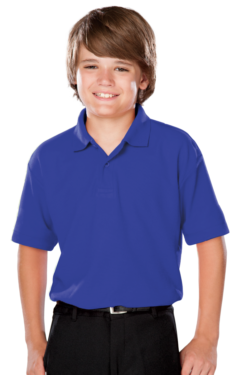 Blue Generation Youth Titan Value Wicking Polo-BG5300