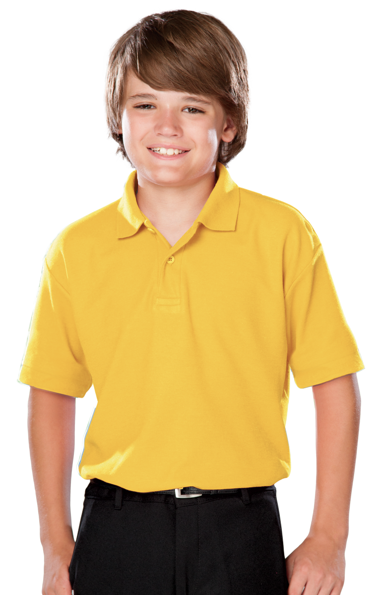 Blue Generation Youth Titan Value Wicking Polo-BG5300 - Basics Clothing Store