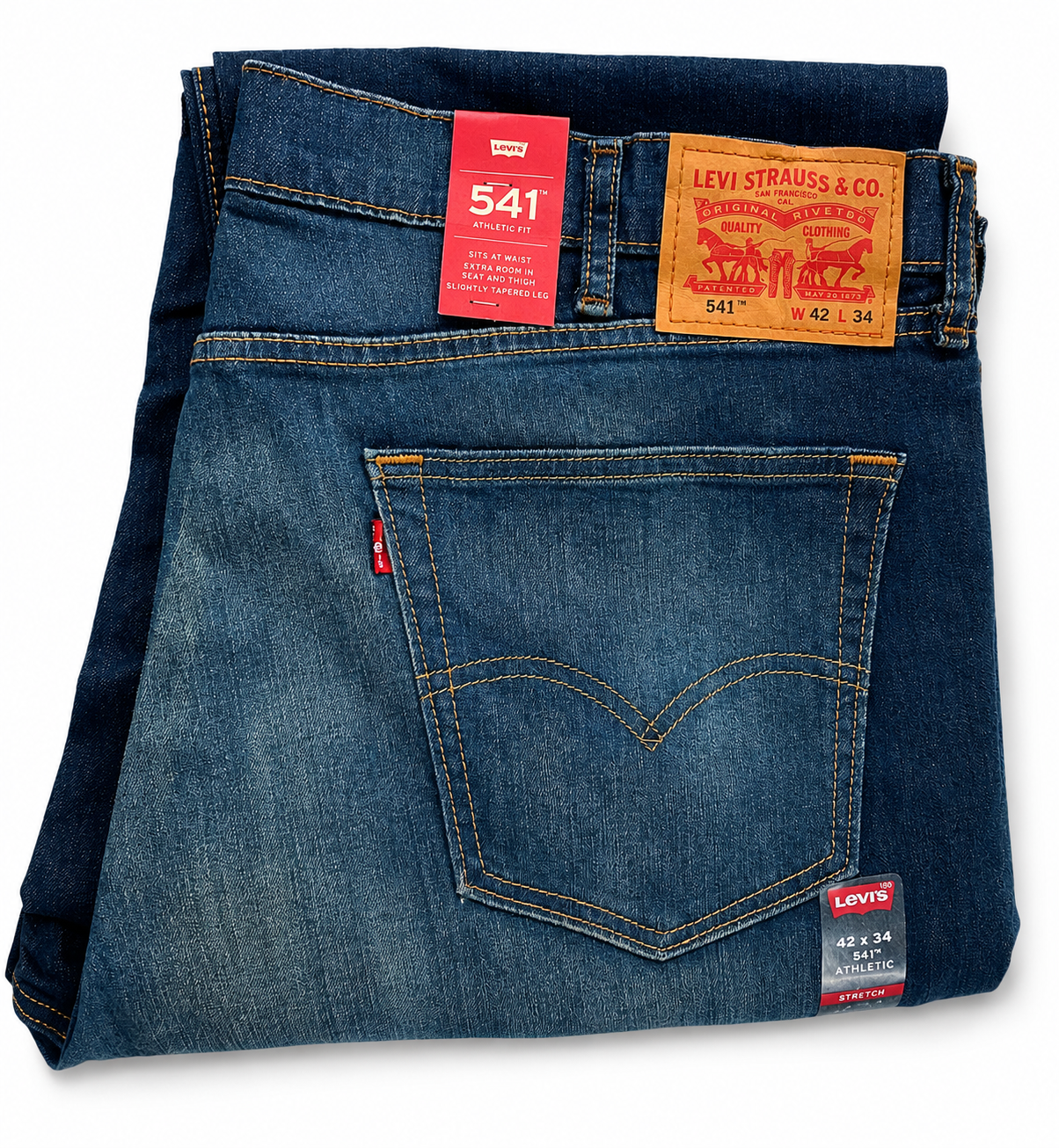 Levi's 541™ Athletic Fit Stretch Jeans – Dark Wash (42x34) (18181-0017) (Discontinued) (Clearance)