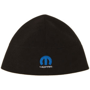 Mopar® FLEECE BEANIE W/MOPAR LOGO - Black - 5457BK