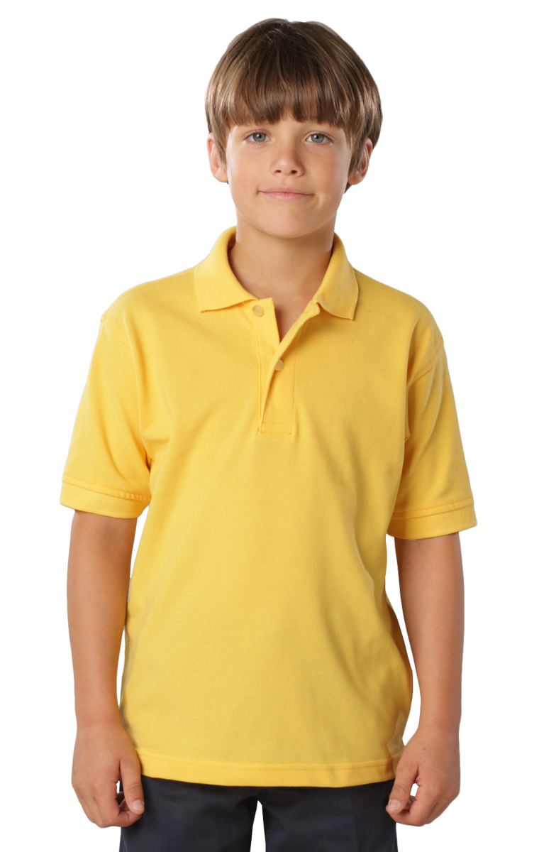 Blue Generation Youth Soft Touch Pique Polo