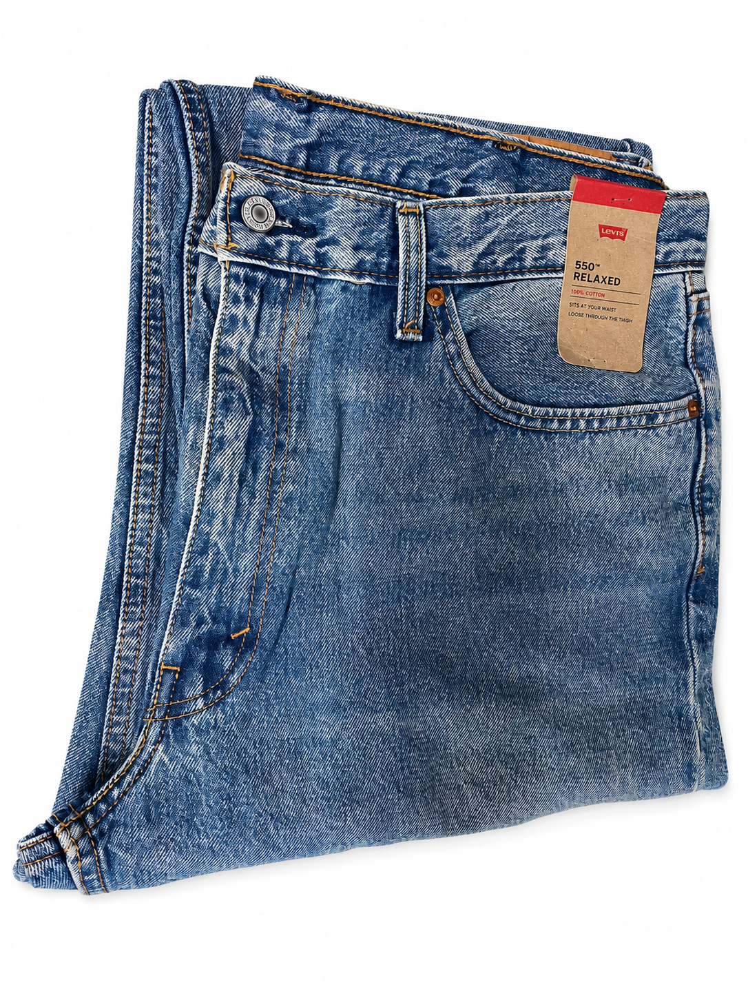 Levi's 550™ Relaxed Fit Jeans – Light Wash | Classic Comfort (38x32) (00550-0116) (Discontinued) (Clearance)