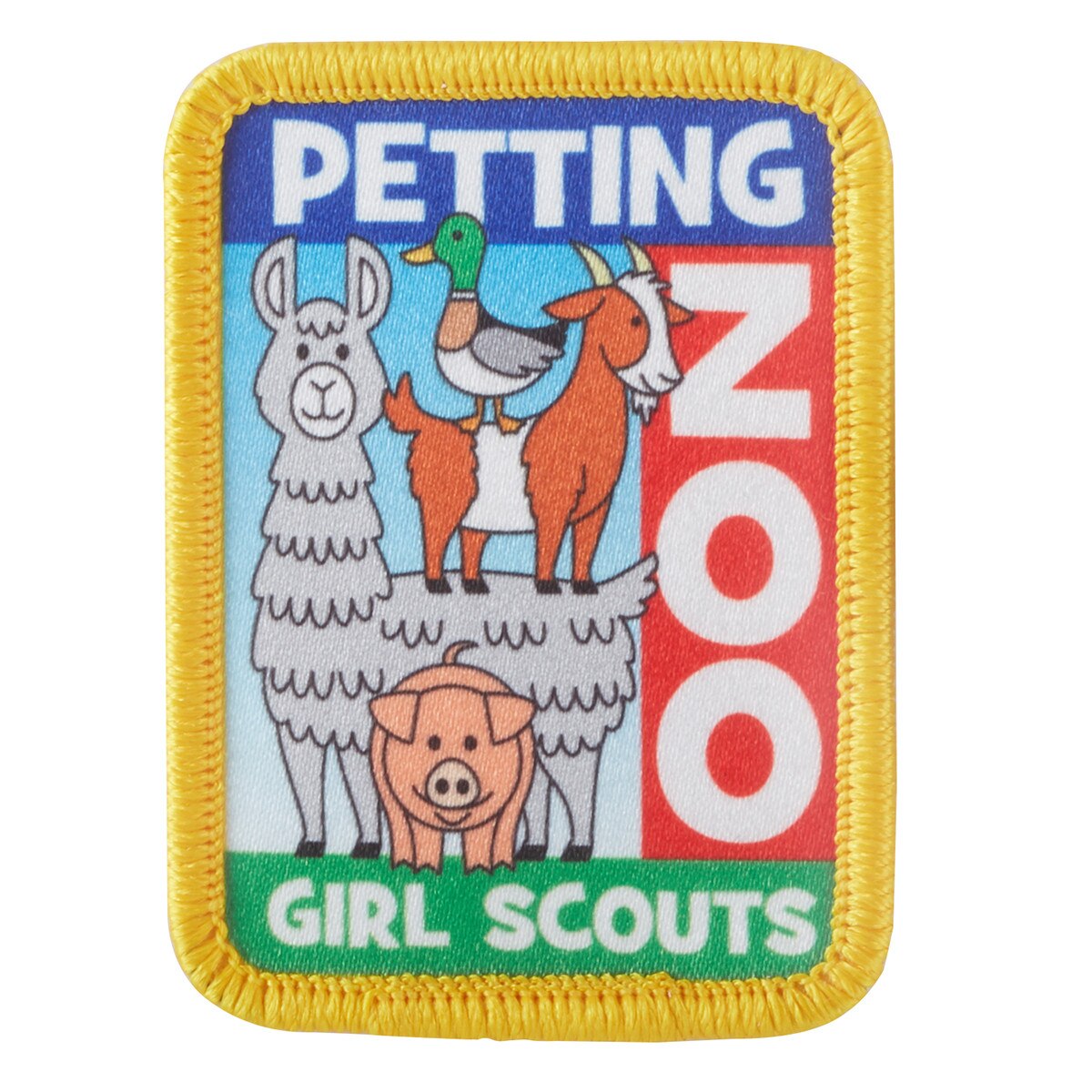 Girl Scouts Petting Zoo Sew-On Patch - 57135