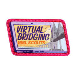 Girl Scout Virtual Bridging Sew-On Patch 57188