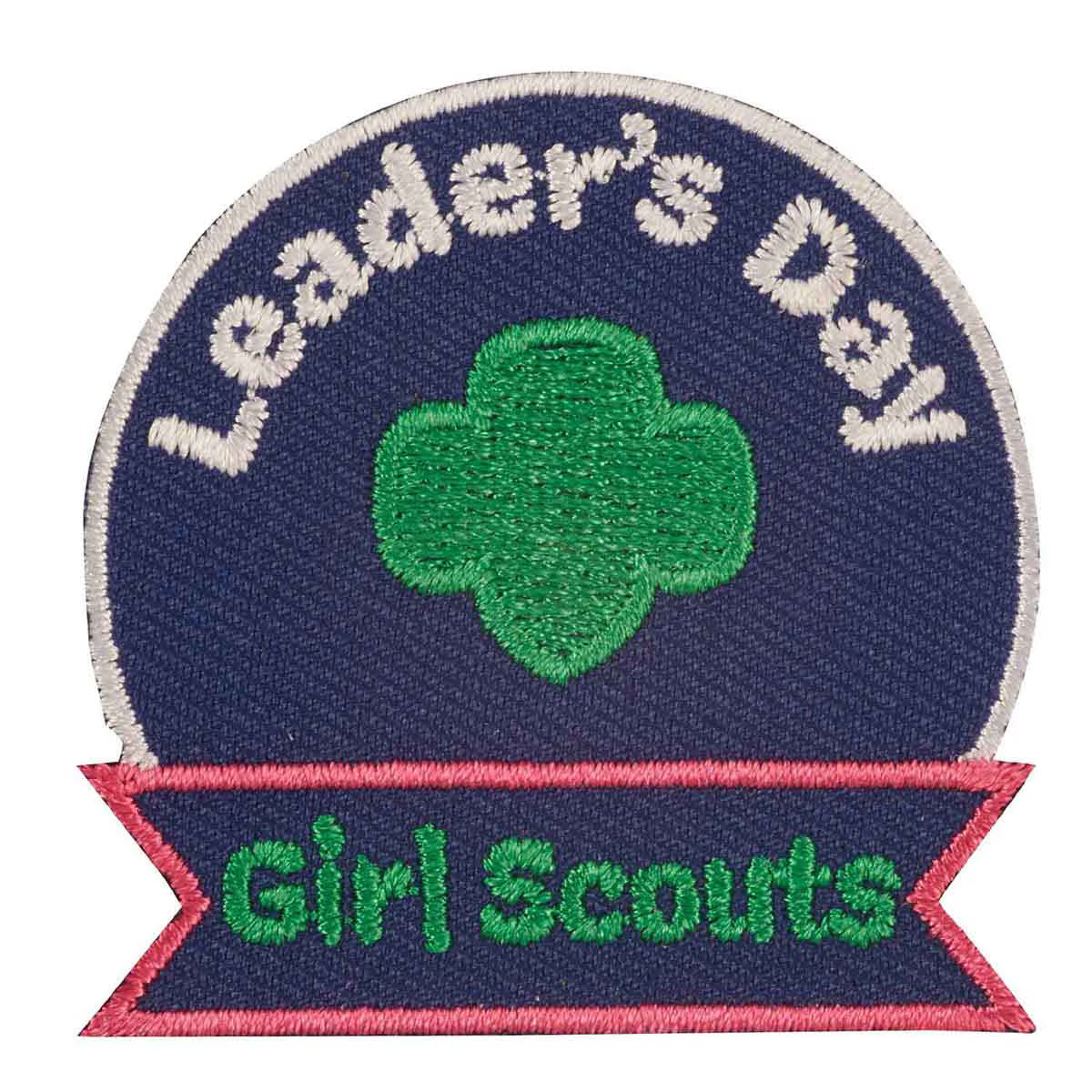 Girl Scouts Leader’s Day Trefoil Sew-On Patch - 57277