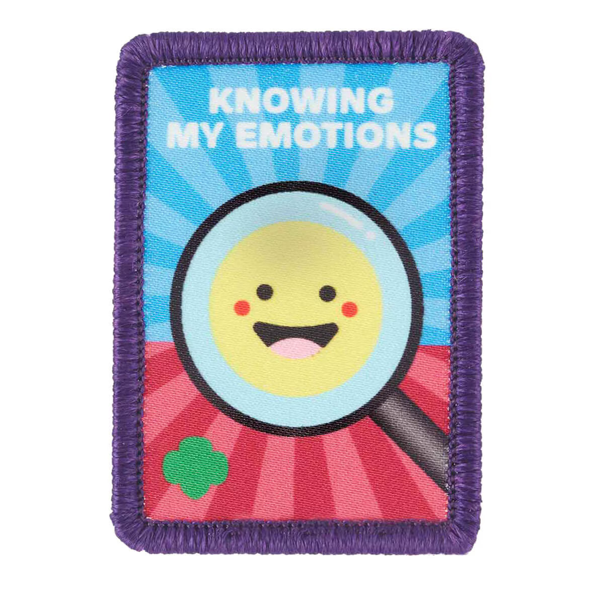 Girl Scouts Junior Mental Wellness Sew-On Patch — Knowing My Emotions - 57290