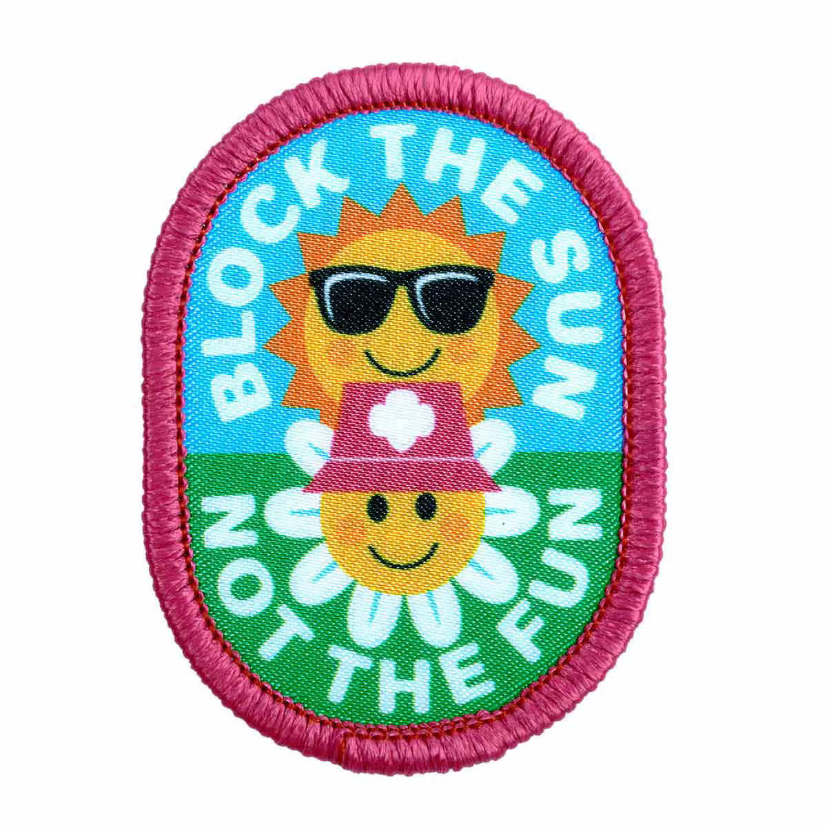 Girl Scouts Block The Sun Sew-On Patch - 57306