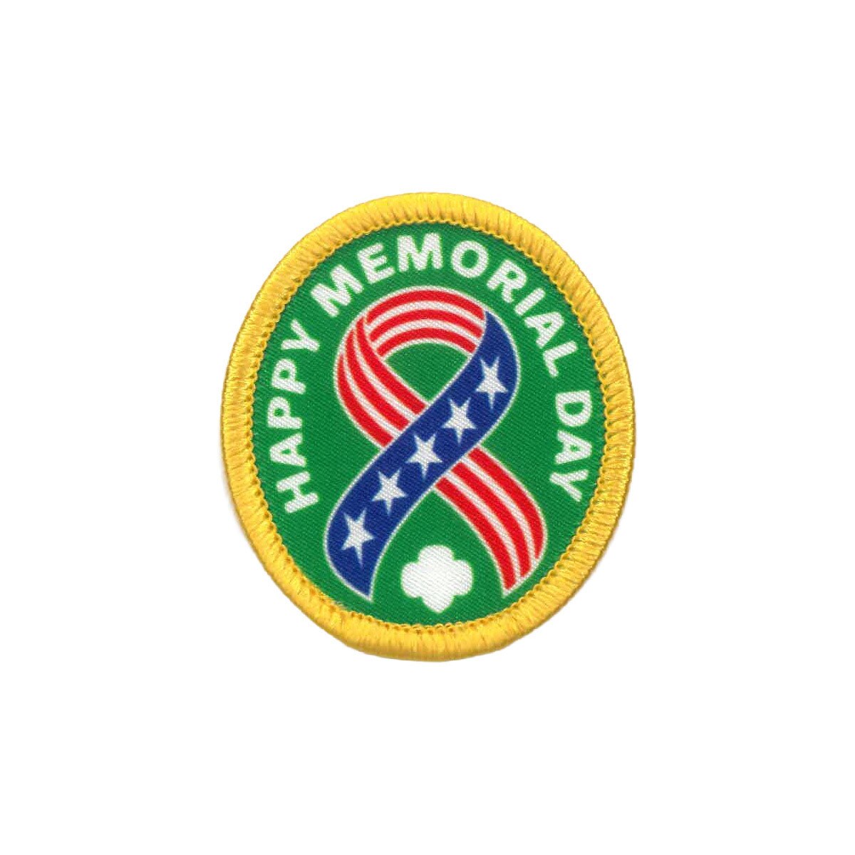 Girl Scouts Happy Memorial Day Sew-On Patch- 57398